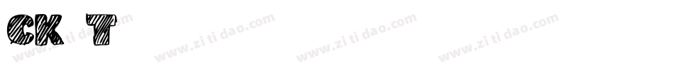 CK Twiggy字体转换